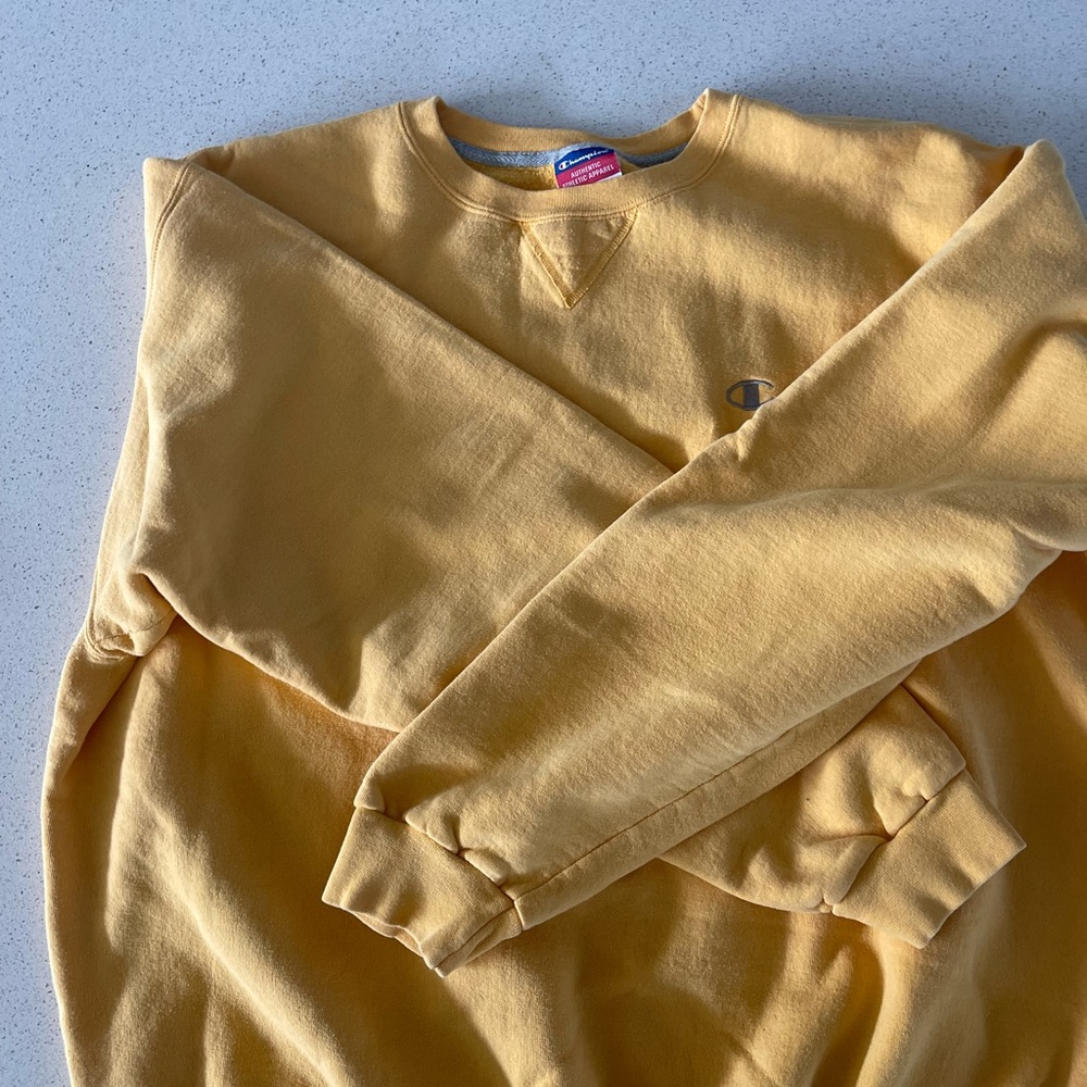 Vintage Mustard Champion Sweatshirt